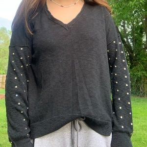 🖤 Black Beaded Long Sleeve